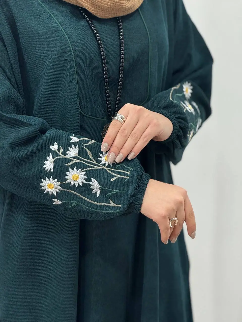 پیراهن مانتویی گلدوزی جانان 1